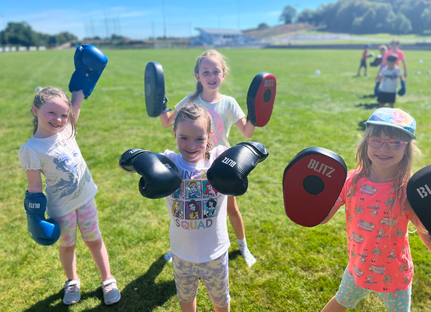 Boxaerobics, box aerobics is a boxing class to a beat and covers the dance strand for schools